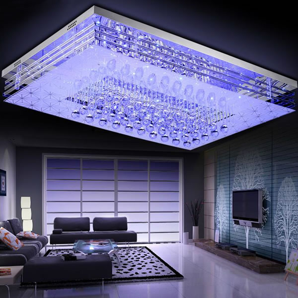 长方形简约现代吸顶灯具