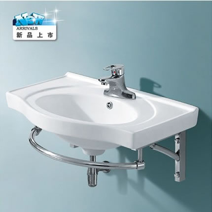 阳台洗漱台支架盆台上陶瓷盆
